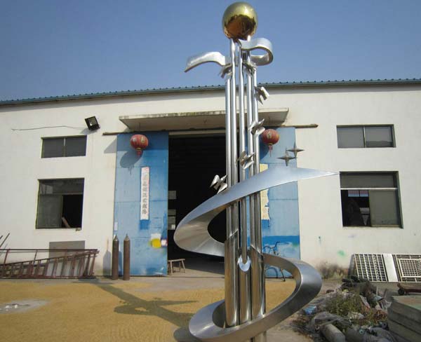 蚌埠不锈钢雕塑制作 (3)